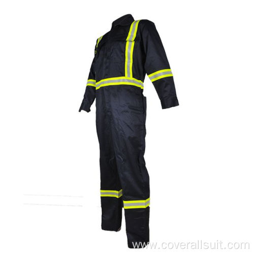 Fr Coveralls lightweight anti fire electrician coveralls with reflector Manufactory